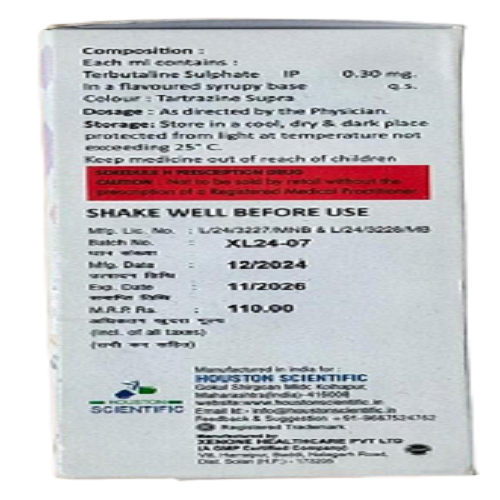 Terbutaline Sulphate Syrup